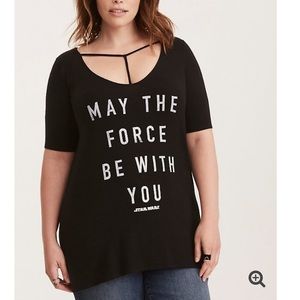 Torrid Star Wars Strappy Tee